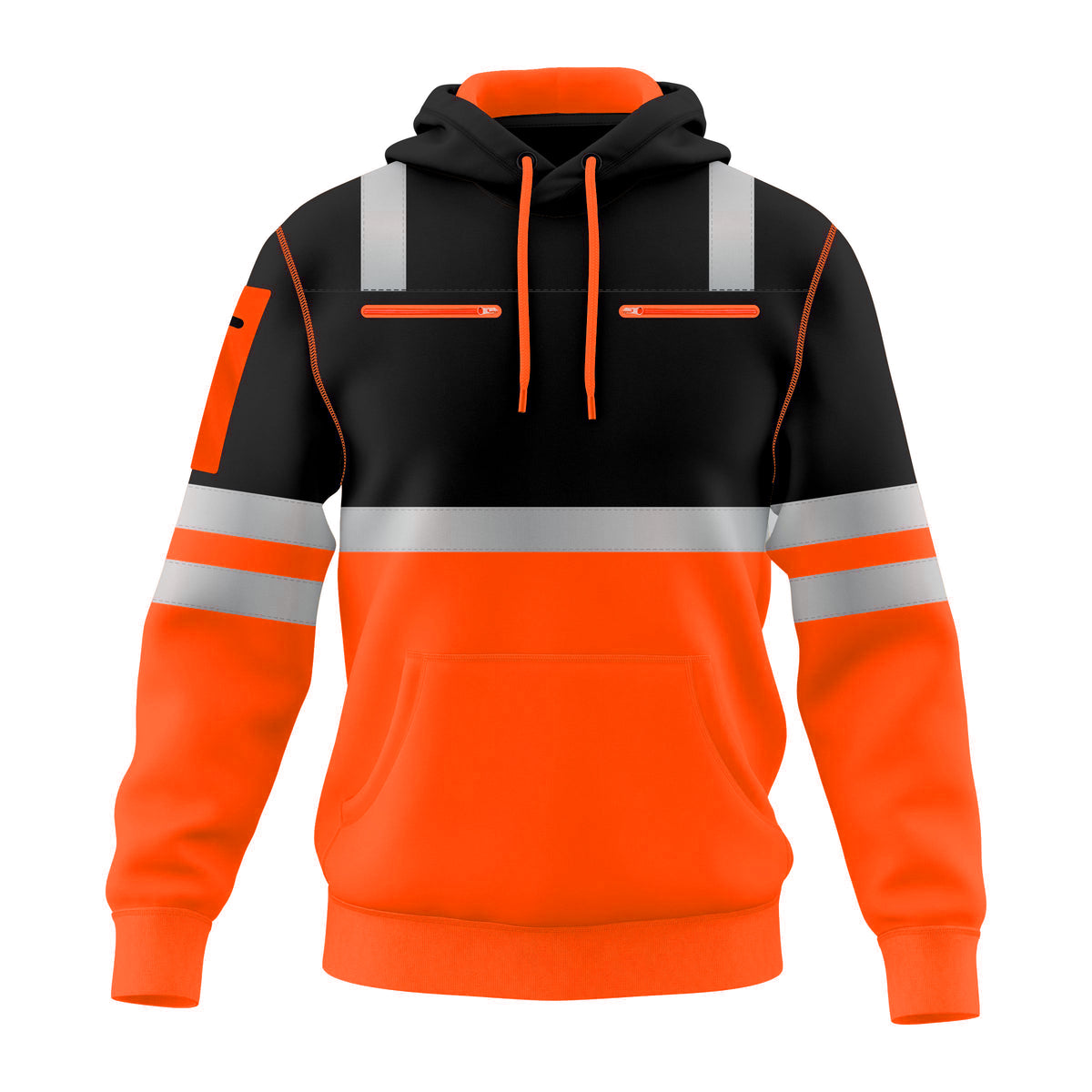 Toro Activa 1005 HiVis Pullover Hoodie Orange Black