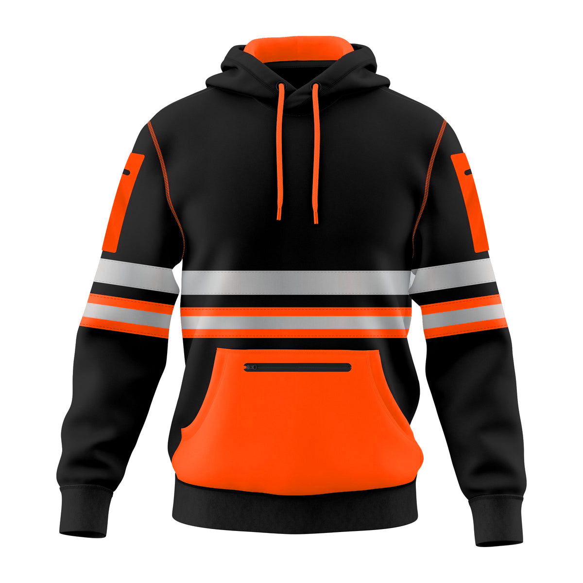 Toro Activa 1006 HiVis Black/Orange Pullover Hoodie