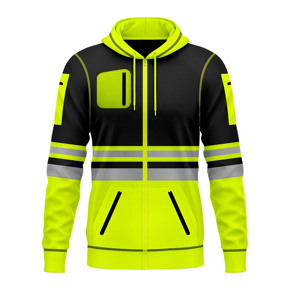 Toro Activa Hi-Vis Fleece Fullzip Pullover Hoodie 1013