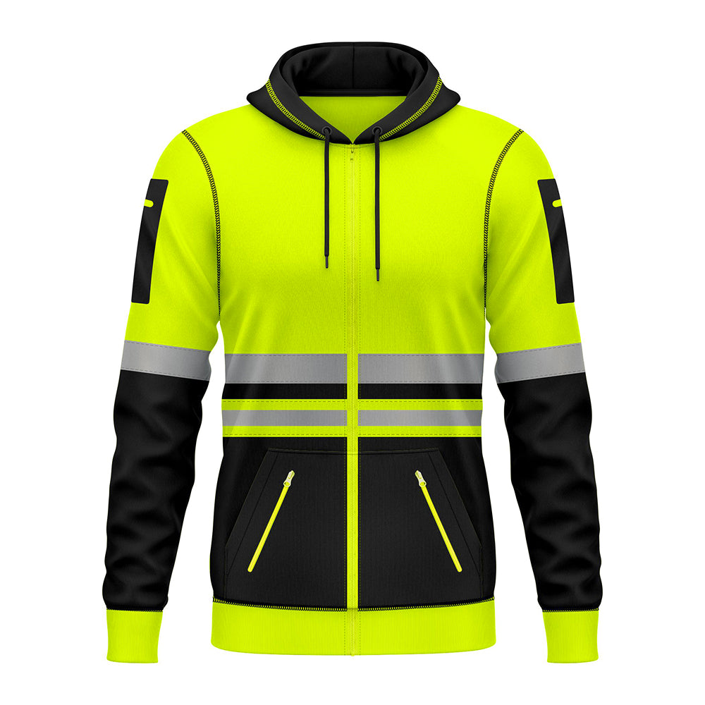 Toro Activa Hi-Vis Fleece pullover zipper Hoodie 1015