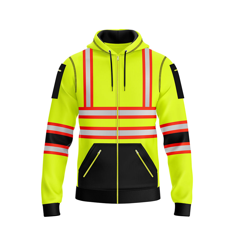 Toro Activa Hi-Vis Fleece Full Zip Pullover Hoodie 11