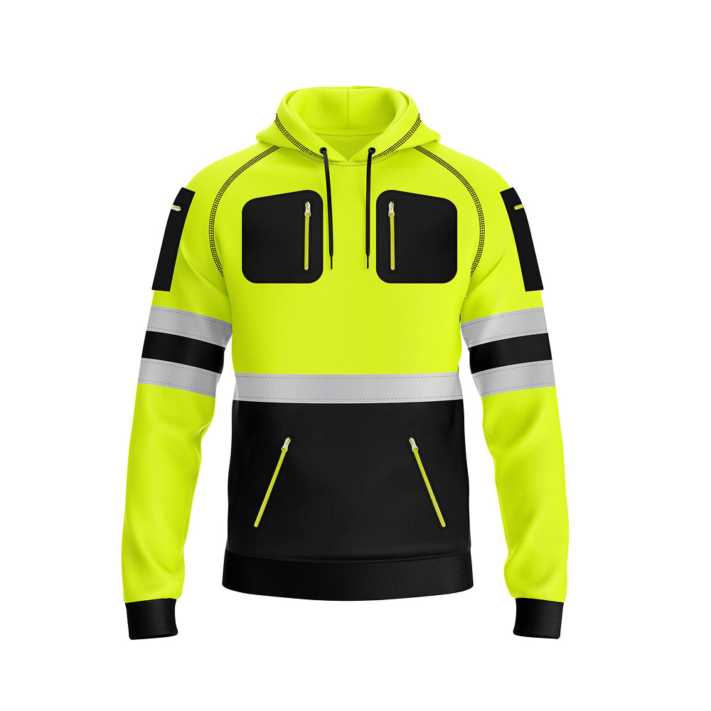 Toro activa Essential Hi-Vis Fleece Hoodie 2 Yellow/Black 2XL TORO ACTIVA