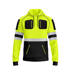 Toro activa Essential Hi-Vis Fleece Hoodie 2 Yellow Black TORO ACTIVA
