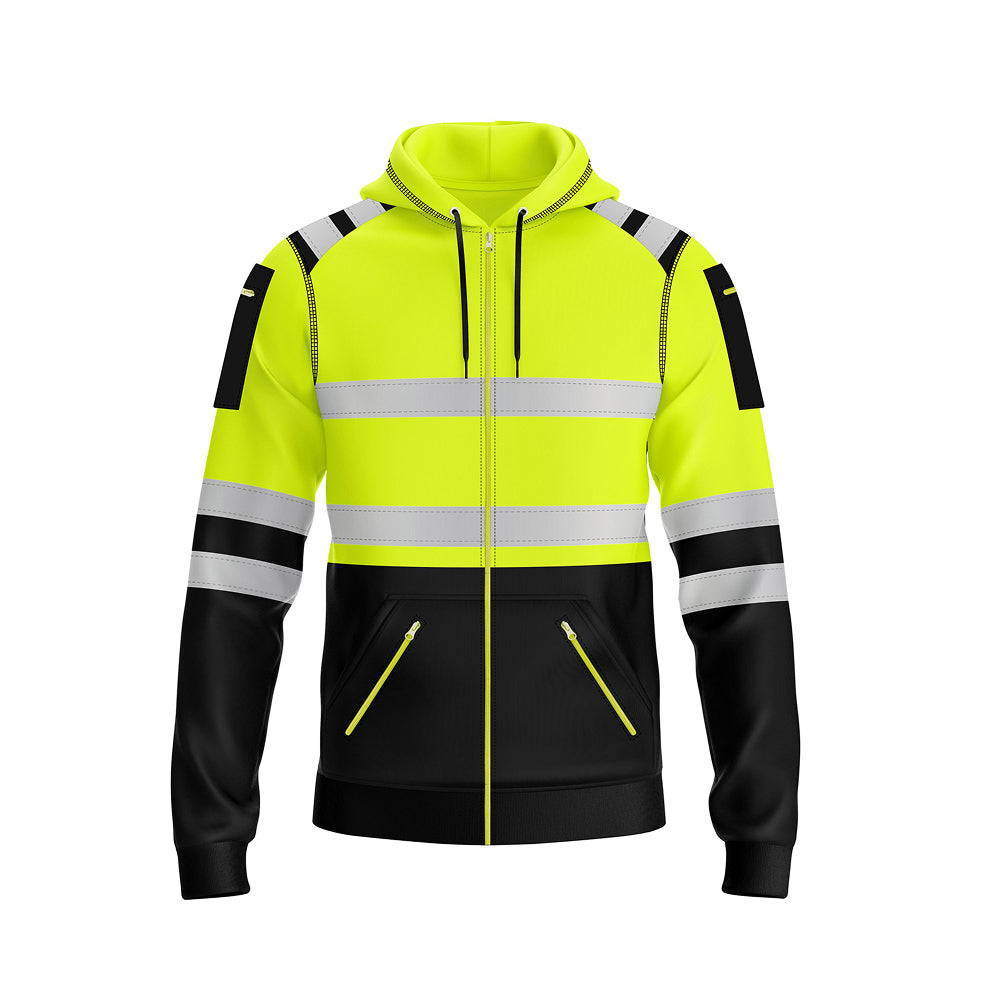 Toro Activa Pullover Fleece Hi-Vis Full Zip Hoodie 8