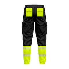 Toro Activa Workwear Fleece Joggers TR106 Yellow Black TORO ACTIVA