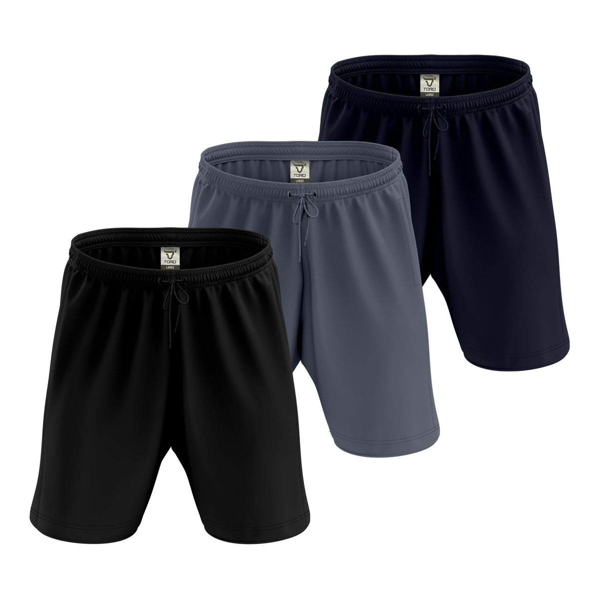 Toro Activa Mens Shorts Pack of 3