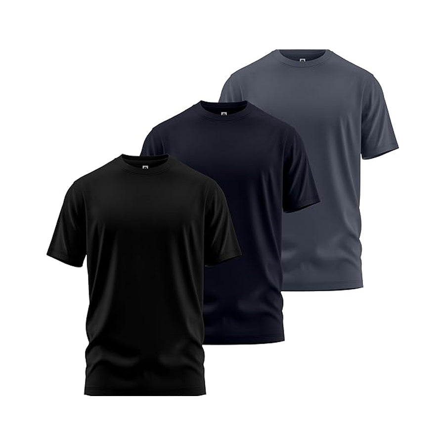 Toro Activa Performance Shirts - Pack of 3 Black Grey Navy TORO ACTIVA
