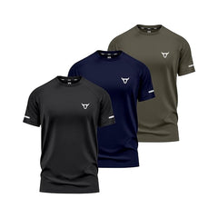 Toro Activa Performance Shirts - Pack of 3 Black Navy Olive TORO ACTIVA