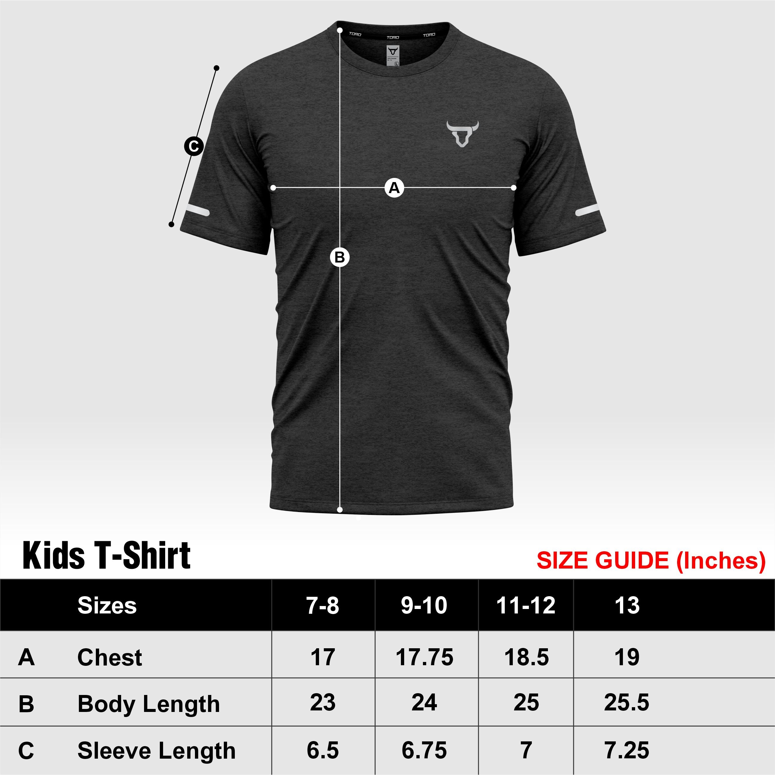 Toro Activa Kids Short Sleeve Dry-fit Shirt Cationic Black