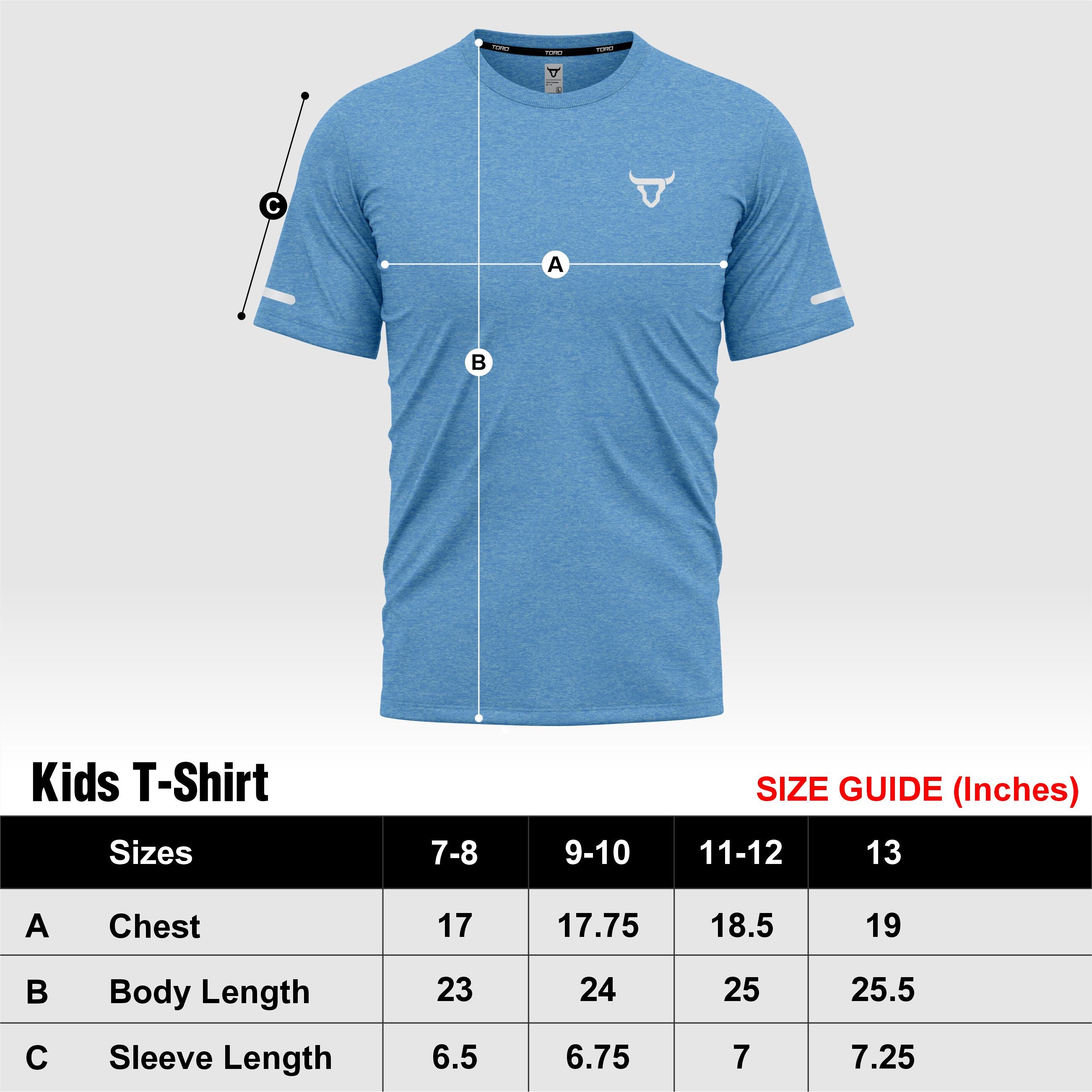 Toro Activa Kids Short Sleeve Dry-fit Shirt Cationic Blue