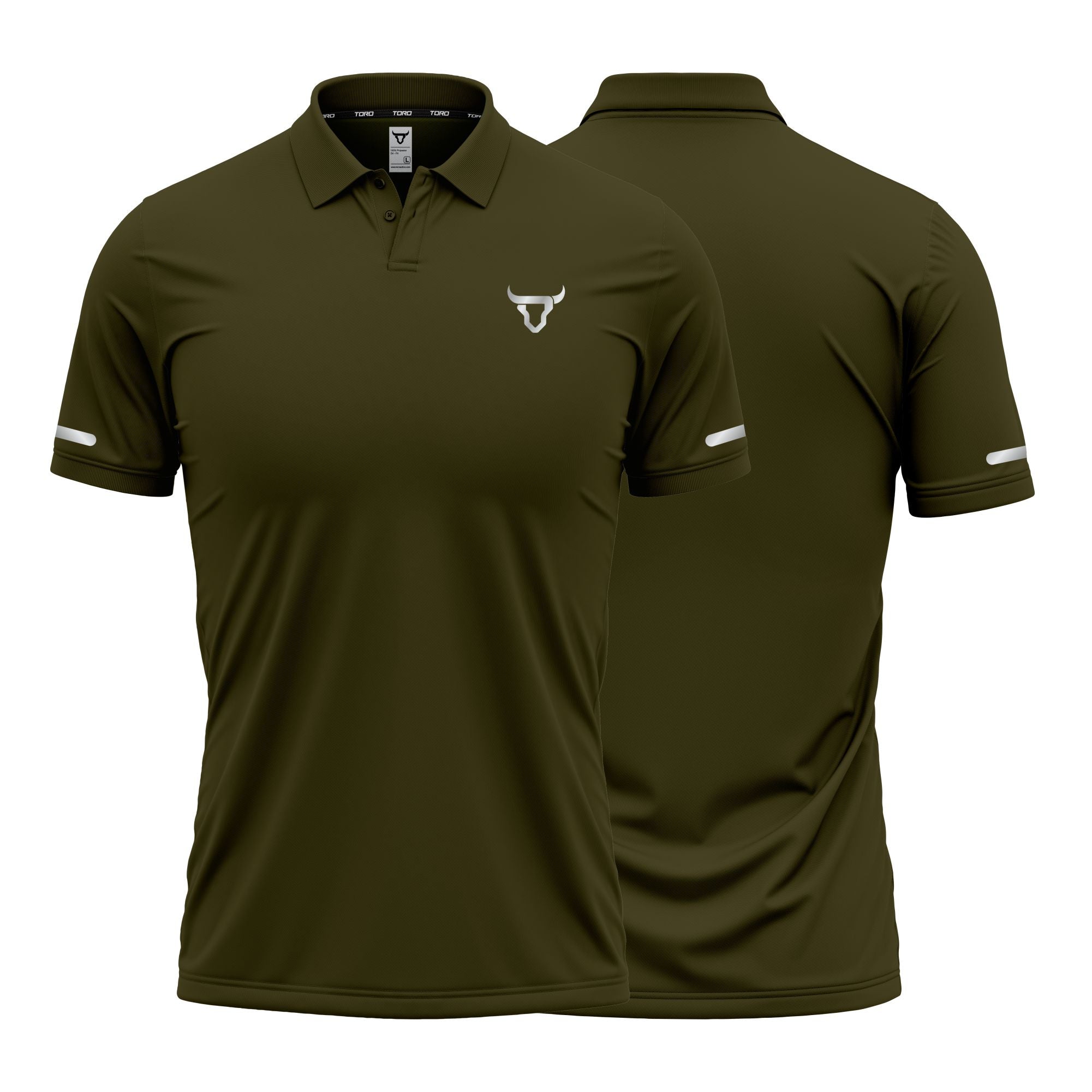 Toro Activa Mens Short Sleeve Polo Shirt Olive