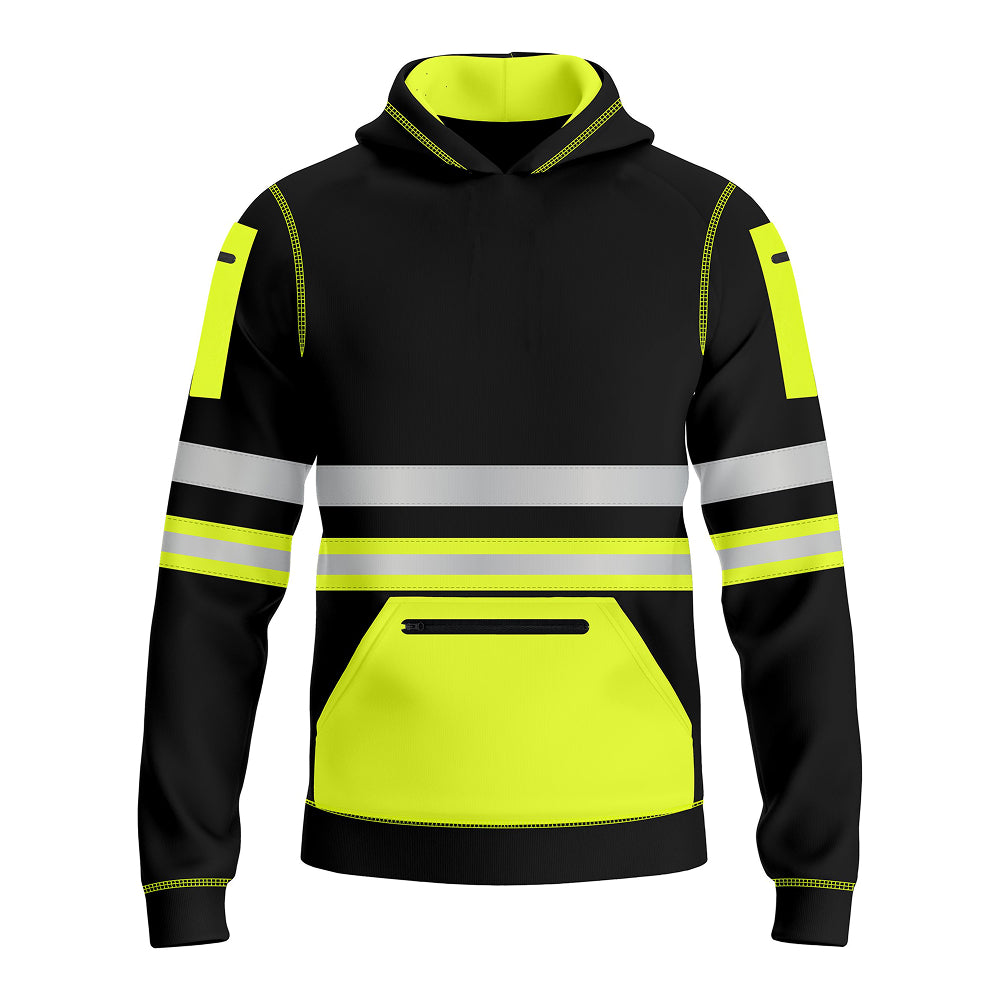 Toro Activa Hi-Vis Fleece Pullover Hoodie 1006 Kids - Yellow/Black TORO ACTIVA