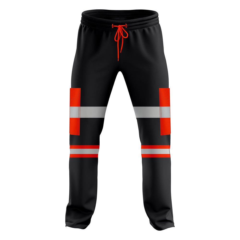 Toro Activa Workwear Fleece Joggers TR104 Orange Black TORO ACTIVA