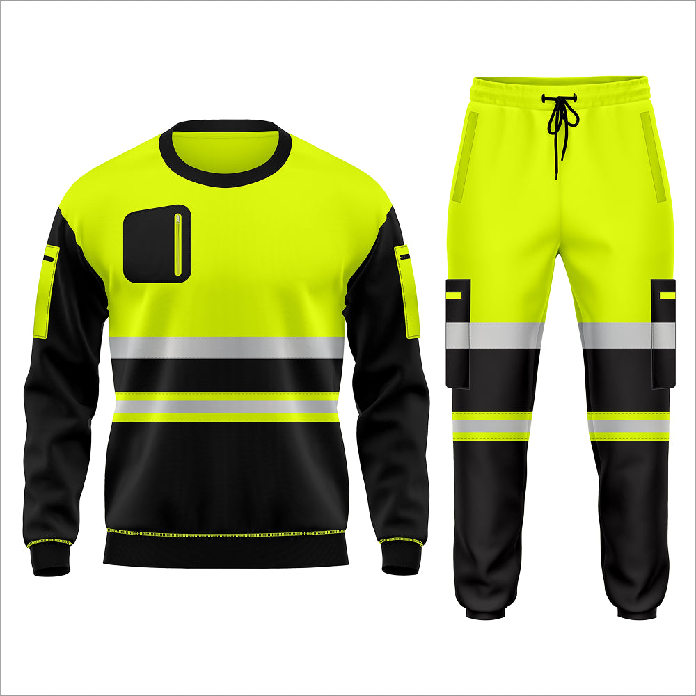 Toro Activa Essential Hi-Vis Fleece Pullover Tracksuit - TS103