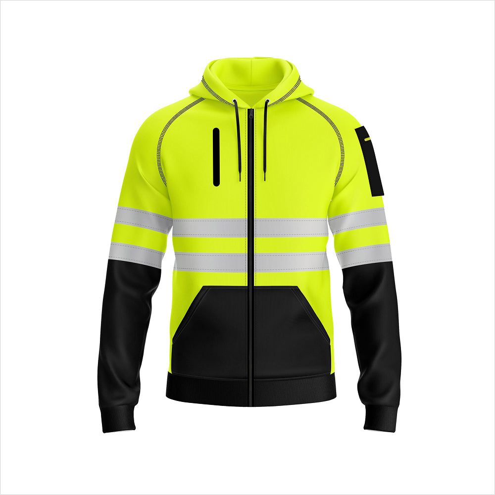 Toro Activa Hi-Vis Fleece Zipper Pullover Hoodie 1002