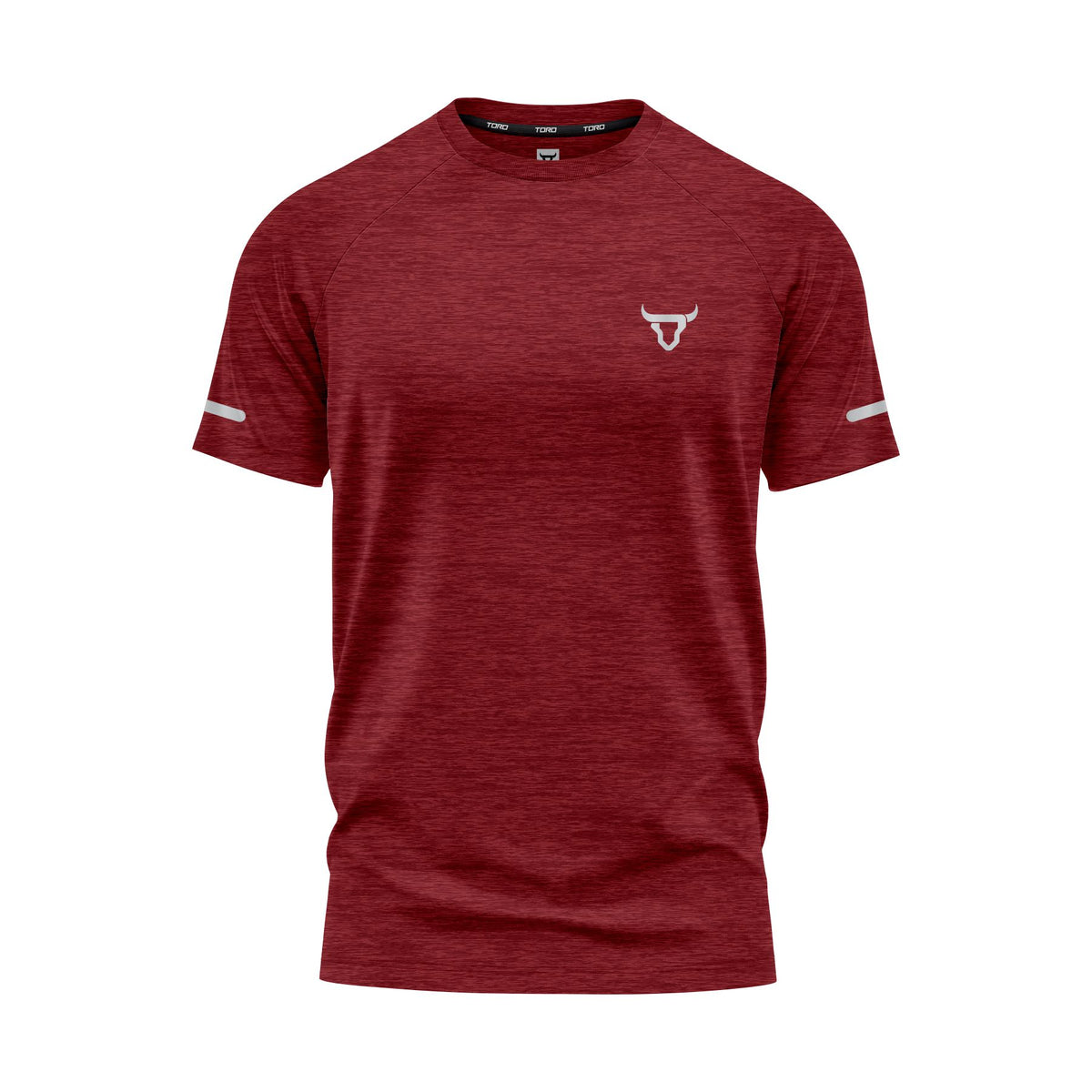 Toro Activa Men Short Sleeve T-Shirts Workout Melange Red