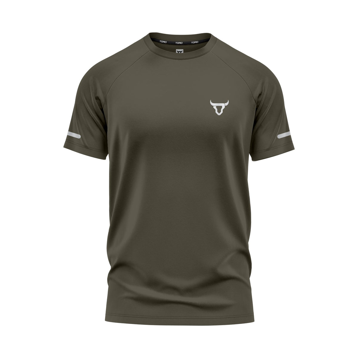Toro Activa Men Short Sleeve T-Shirts Workout Olive Green