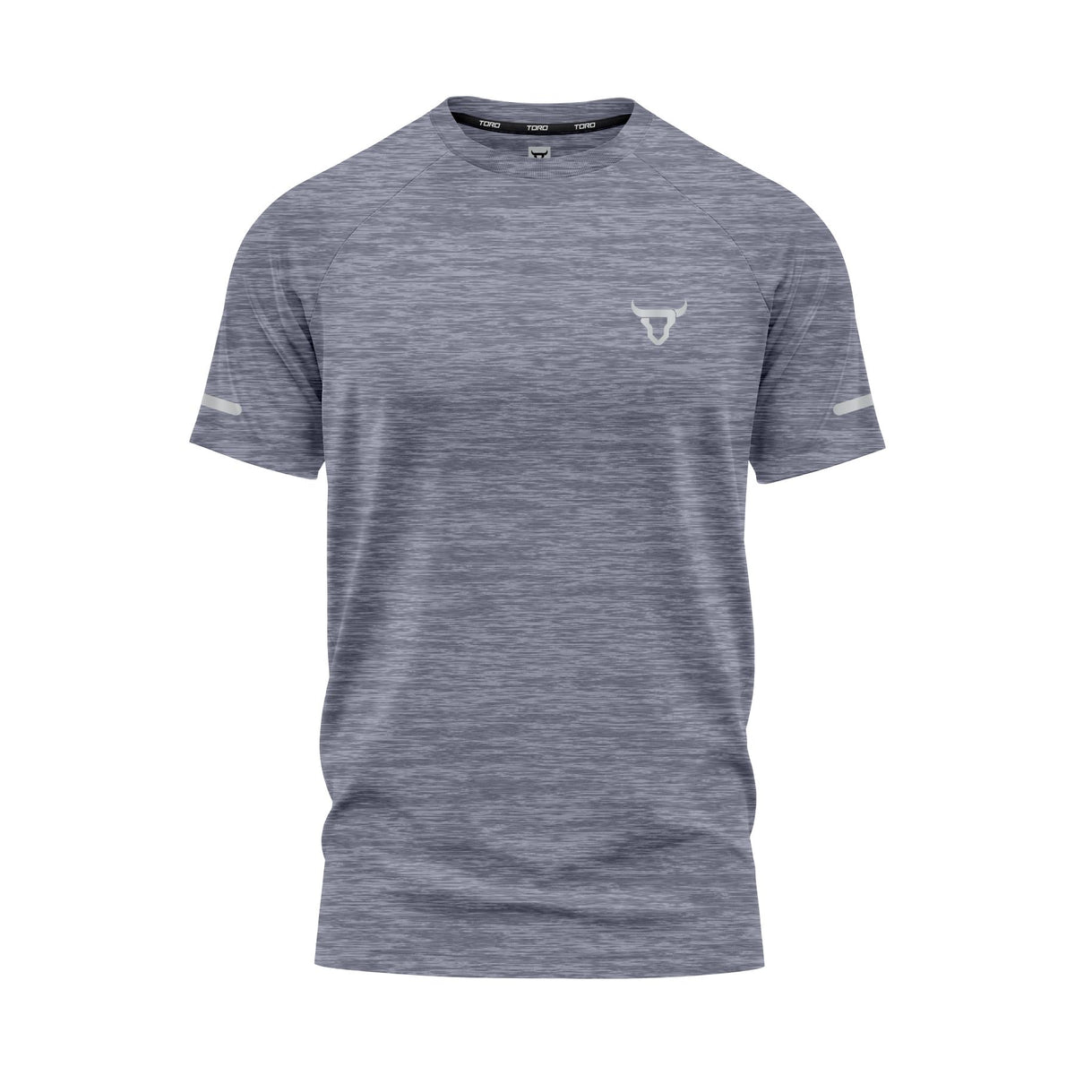 Toro Activa Men Short Sleeve T-Shirts Workout Melange grey