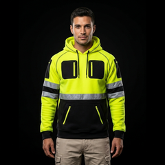Toro activa Essential Hi-Vis Fleece Hoodie 2 Yellow/Black