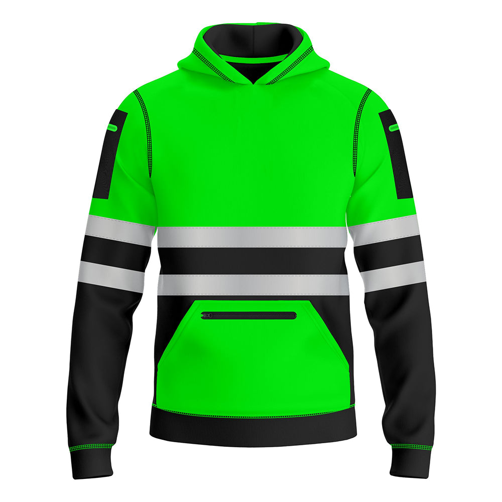 Toro Activa Hi-Vis Fleece Pullover Hoodie 1006 Kids Green Black TORO ACTIVA