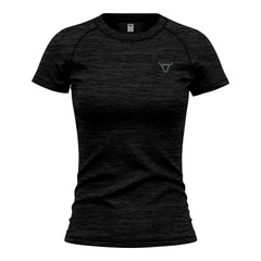 Toro Activa Women's Dry-Fit Melange Raglan Tee Black TORO ACTIVA