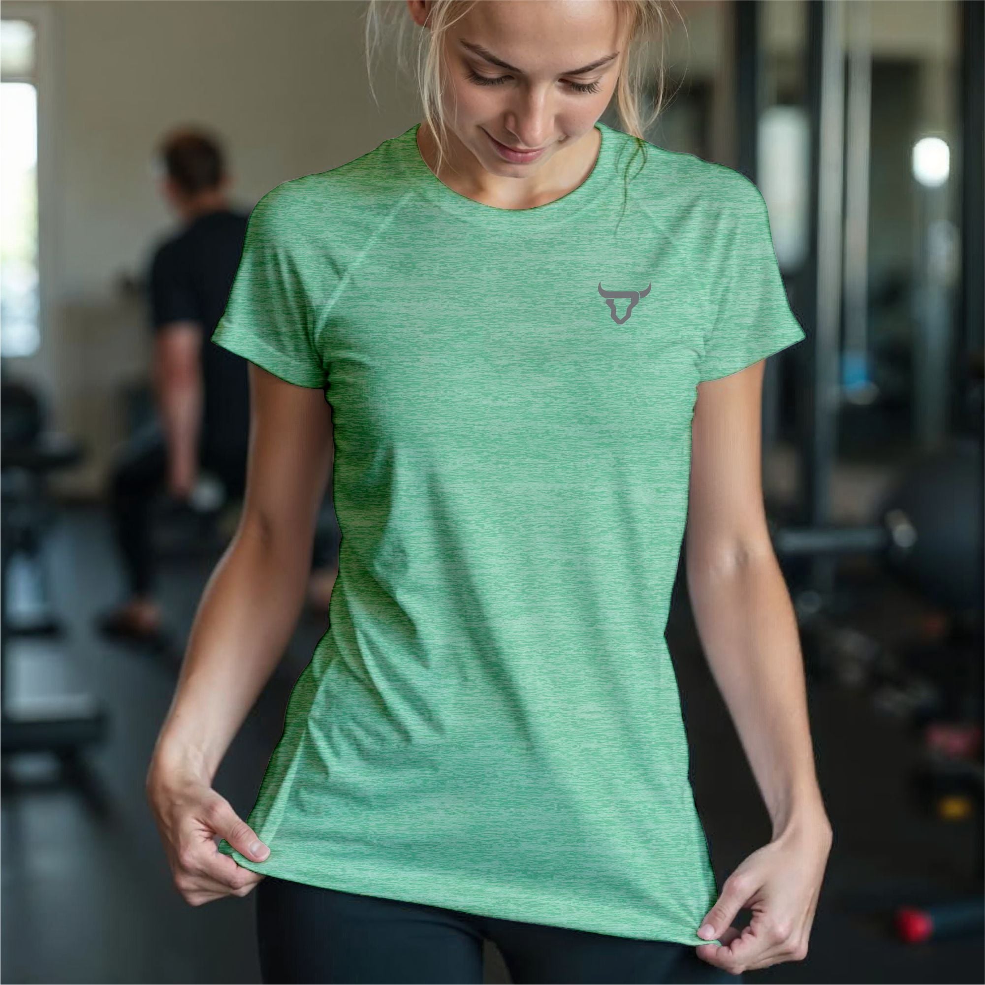 Toro Activa Women Classic Melange Tshirt Green