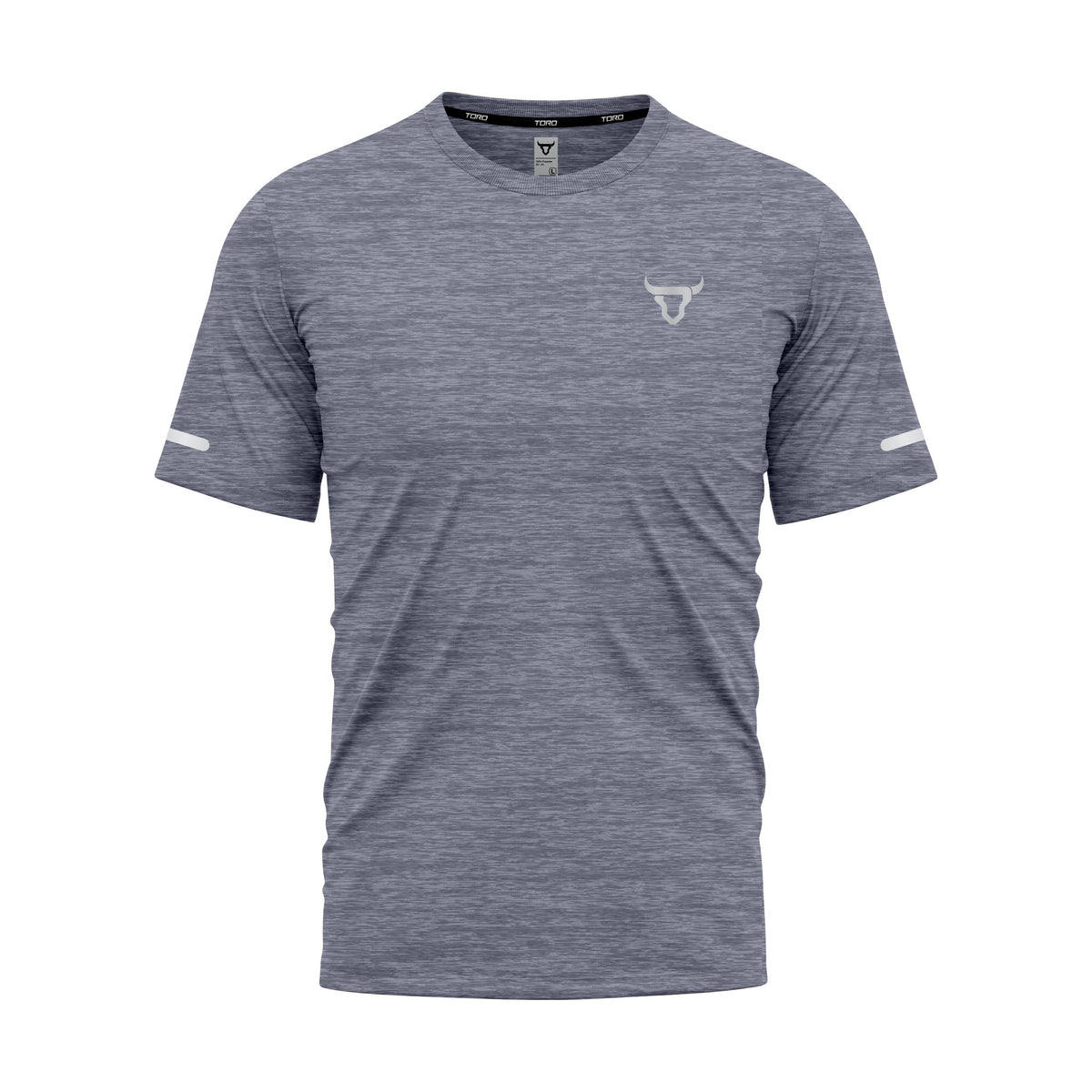 Toro Activa Kids  Short Sleeve Dry-fit Shirt Melange Grey