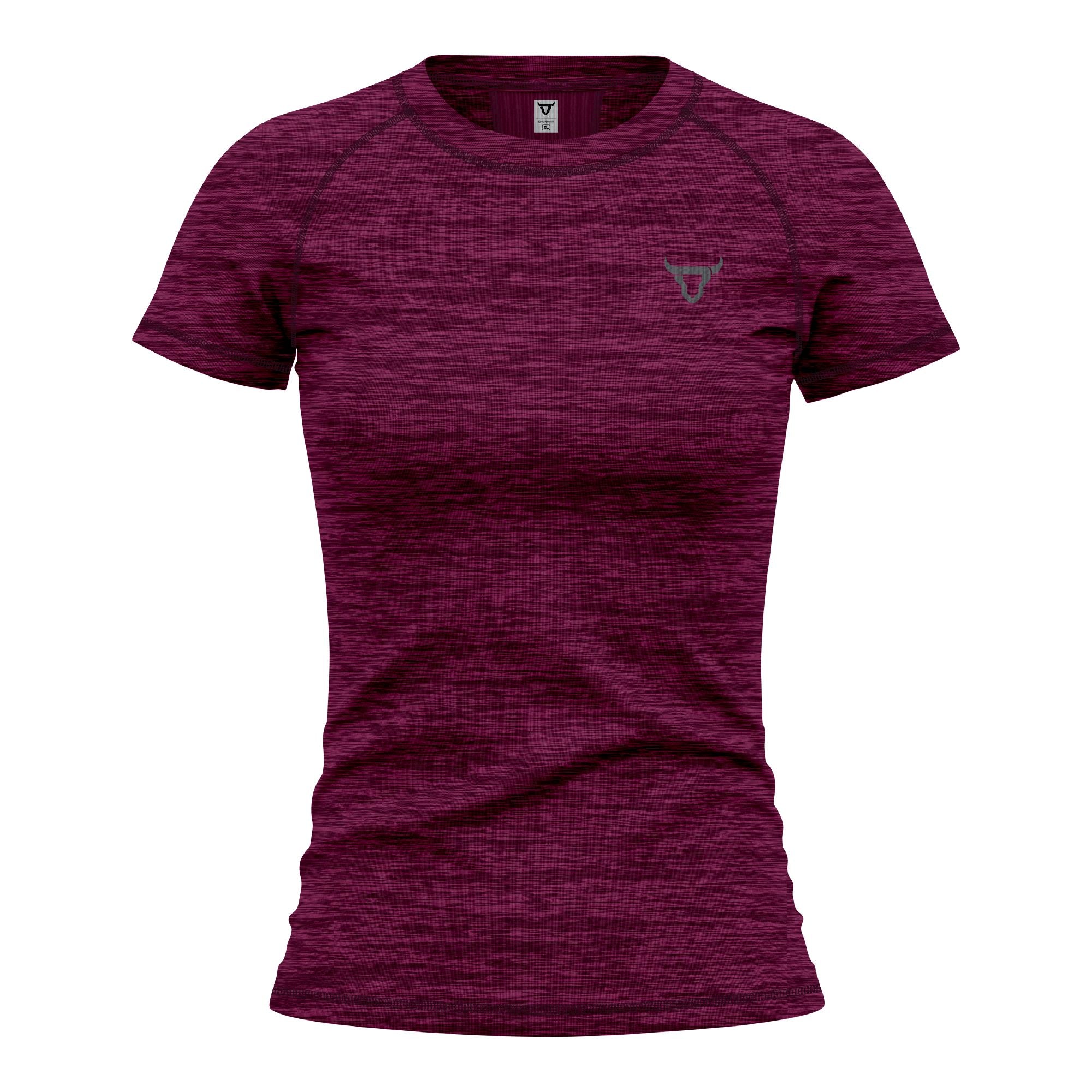 Toro Activa Women's Dry-Fit Melange Raglan Tee Maroon TORO ACTIVA