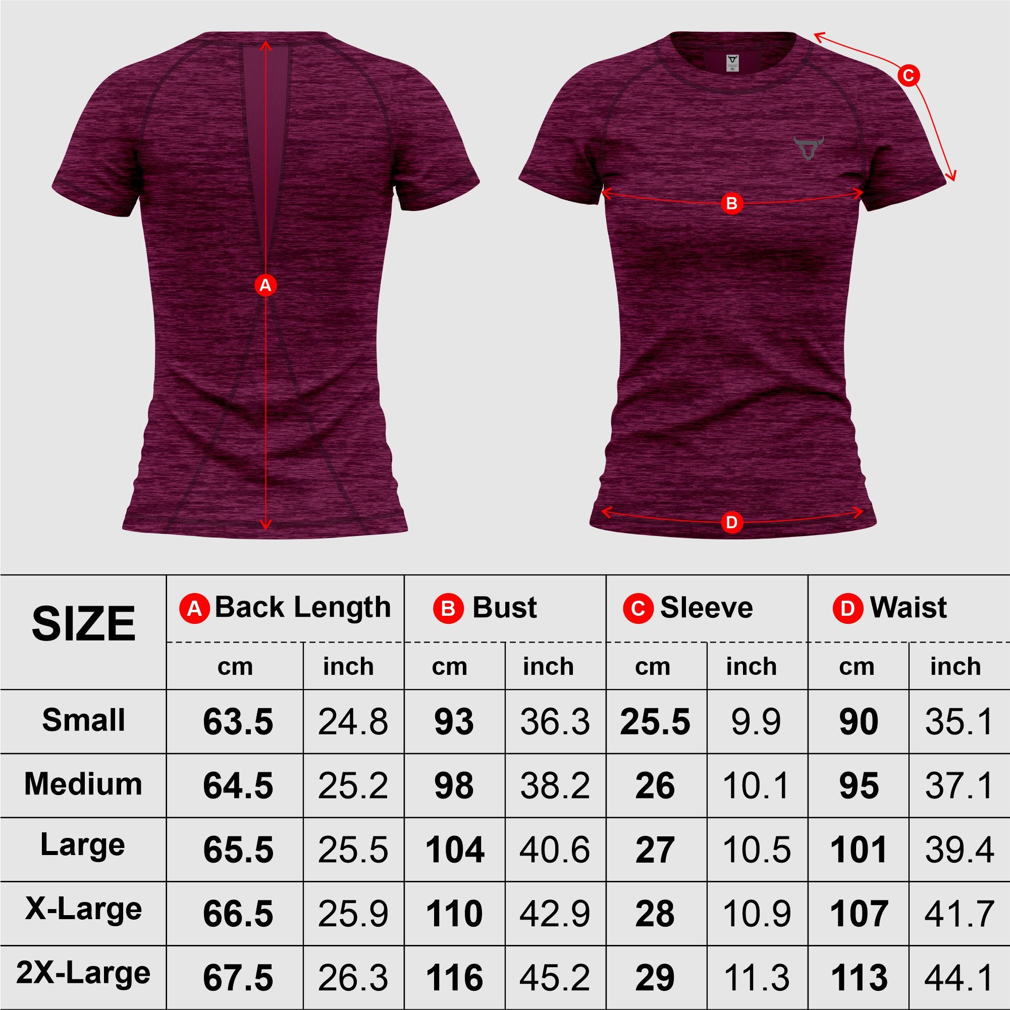 Toro Activa Women's Dry-Fit Melange Raglan Tee TORO ACTIVA