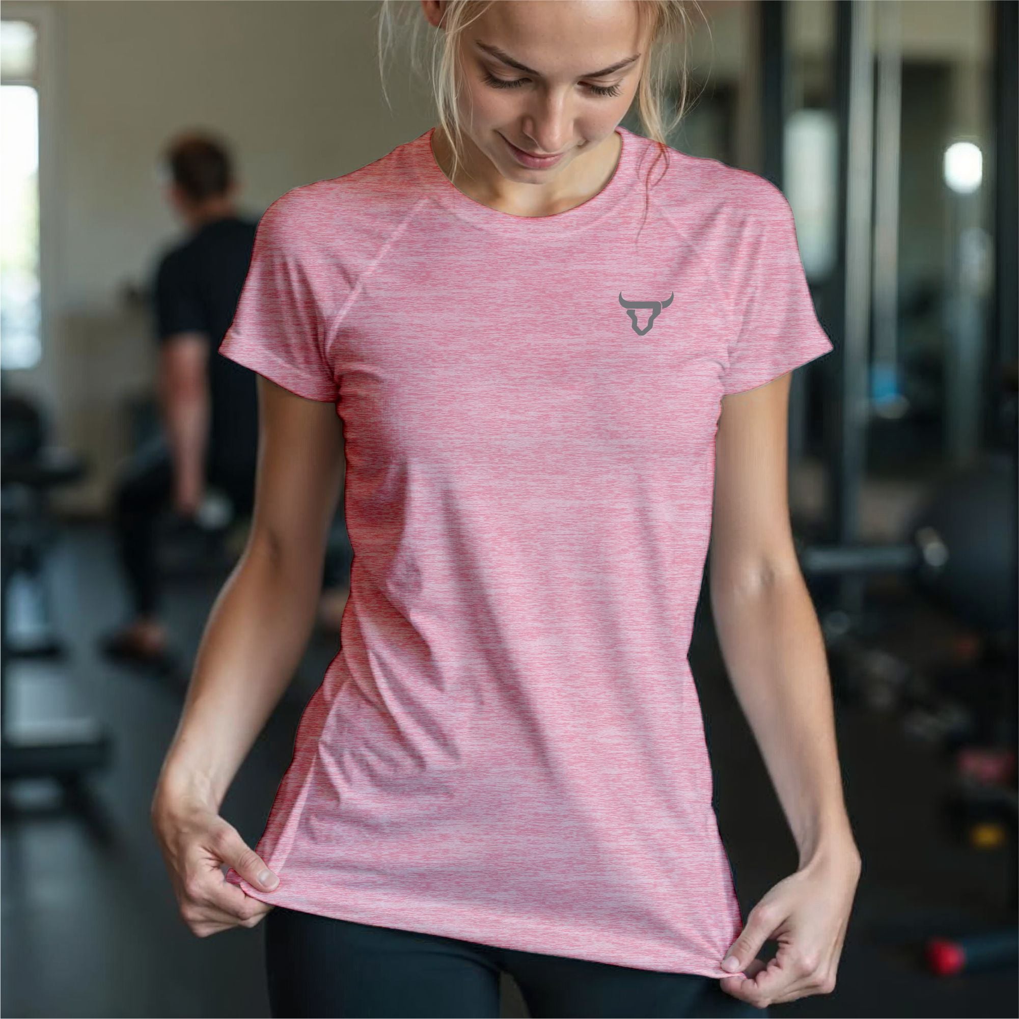 Toro Activa Women Classic Melange Tshirt Pink
