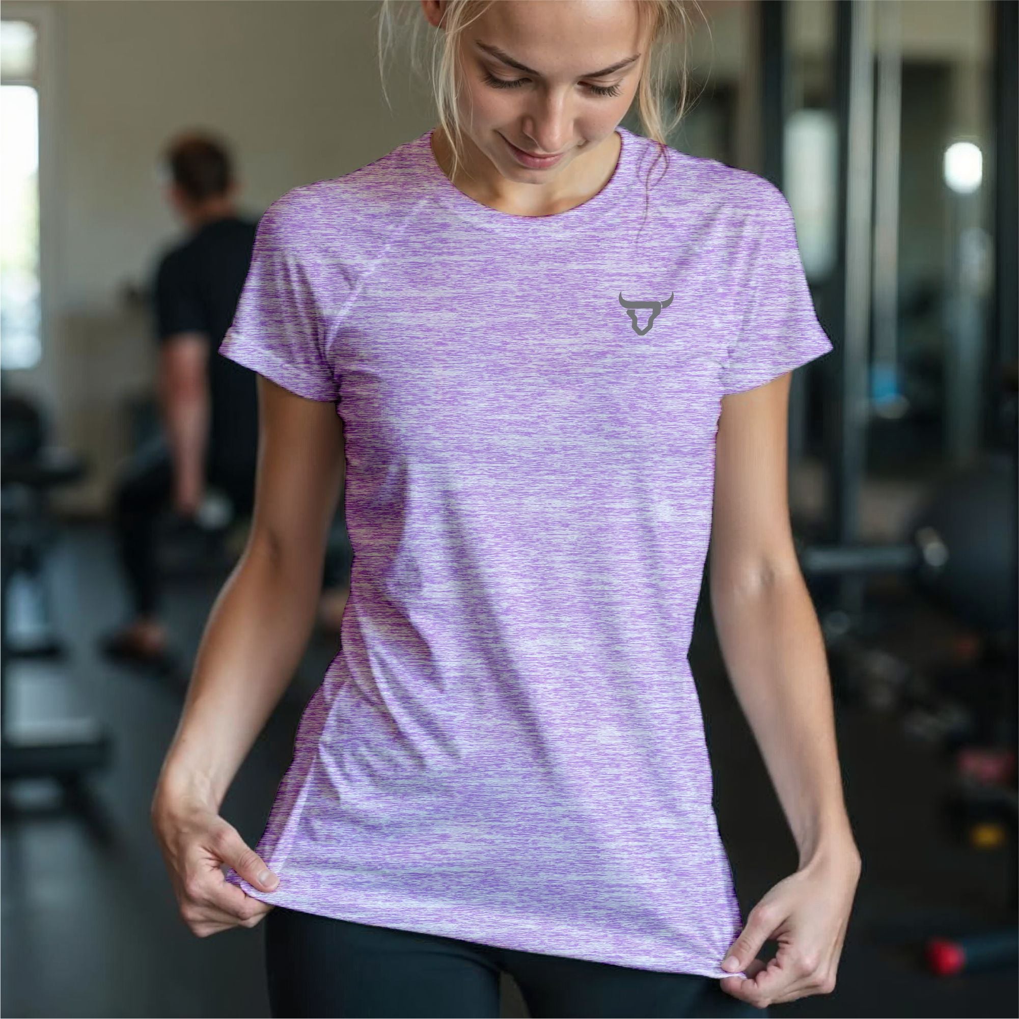 Toro Activa Women Classic Melange Tshirt Purple