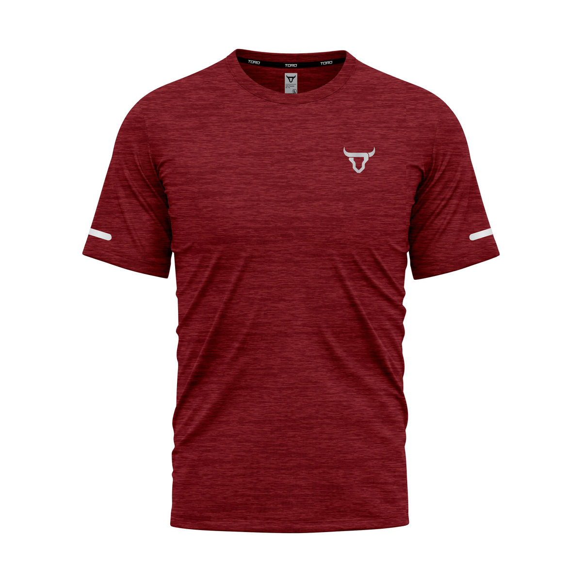 Toro Activa Kids Short Sleeve Dry-fit Shirt Melange Red