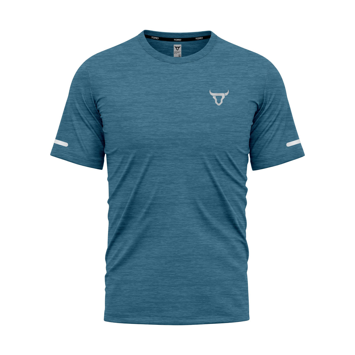 Toro Activa Kids Short Sleeve Dry-fit Shirt Melange Teal
