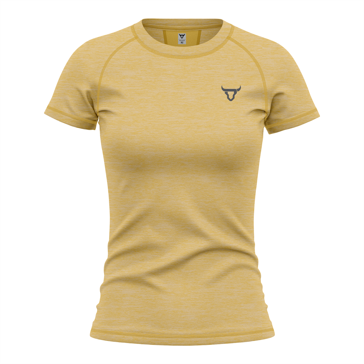 Toro Activa Women Classic Melange Tshirt Yellow
