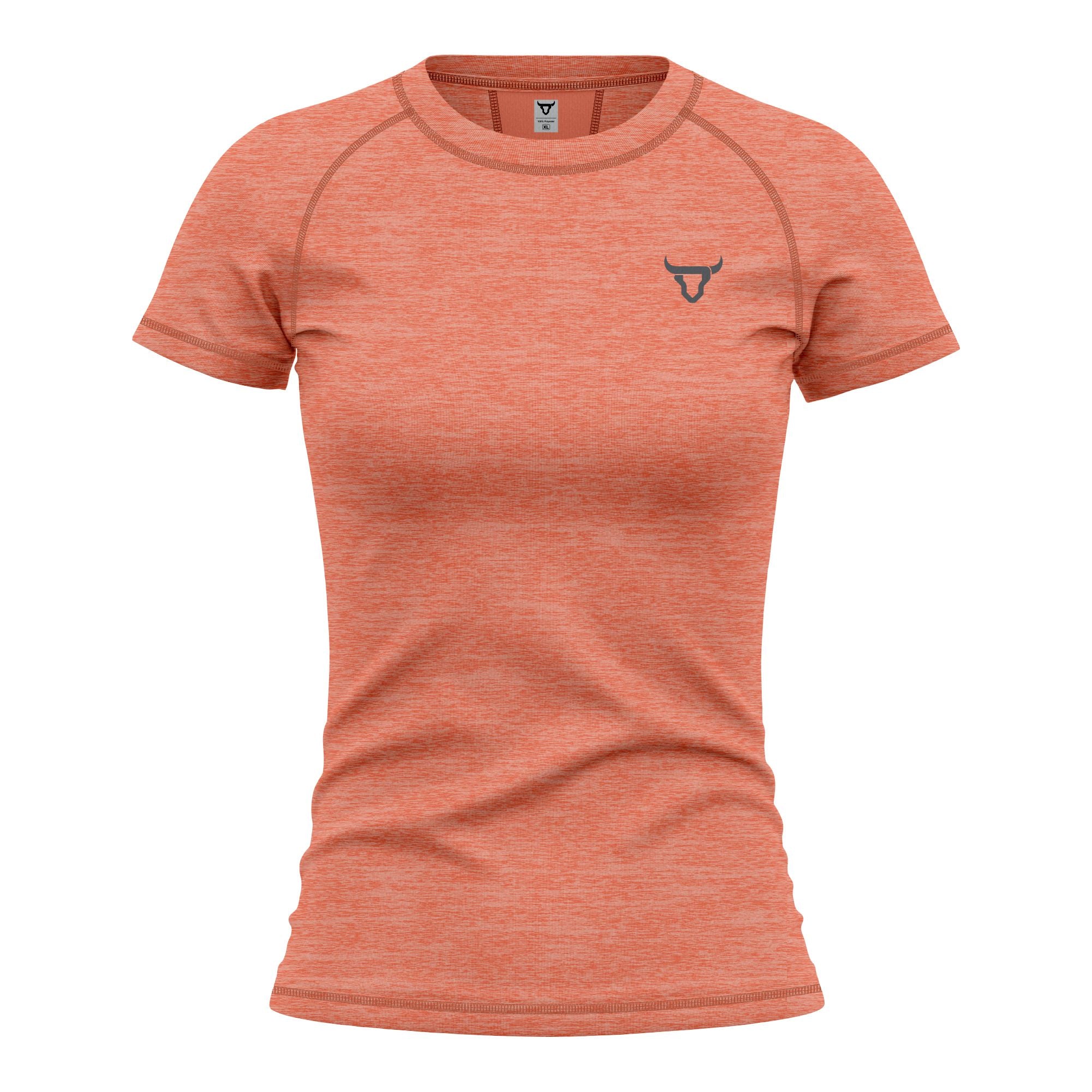 Toro Activa Women's Dry-Fit Melange Raglan Tee Orange TORO ACTIVA