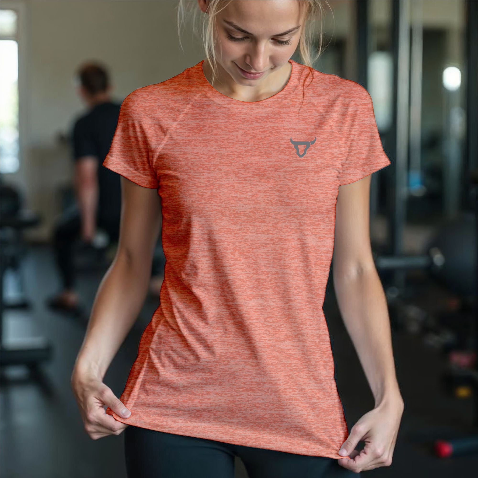 Toro Activa Women Classic Melange Tshirt Orange