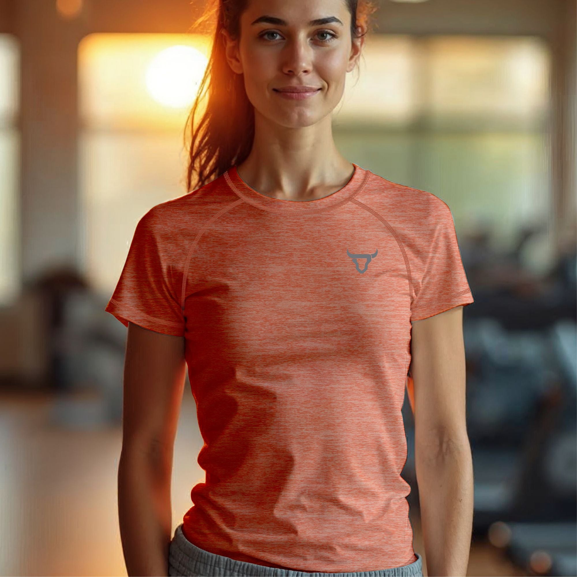 Toro Activa Women Classic Melange Tshirt Orange
