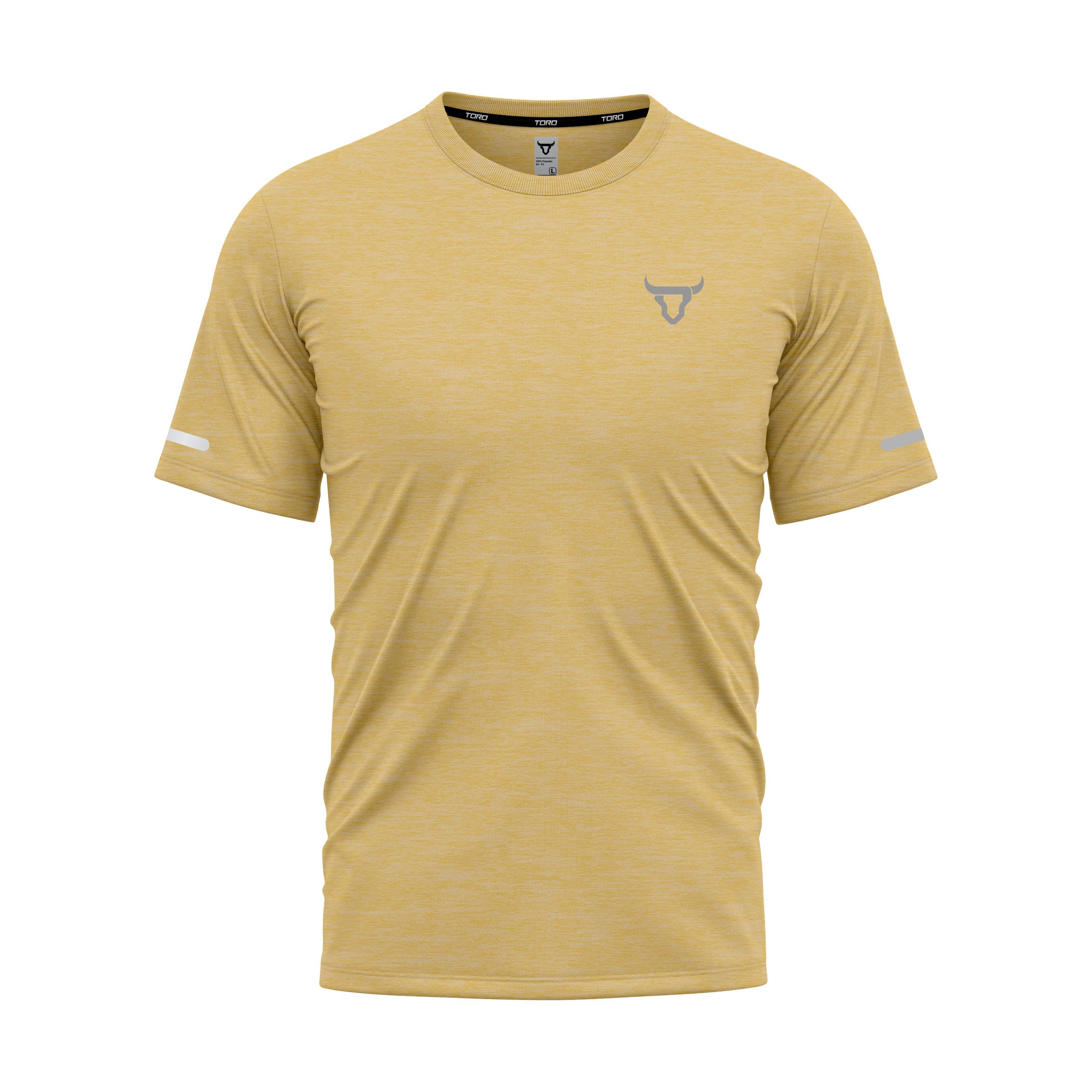 Toro Activa Kids Melange CoreDry T-Shirt Yellow TORO ACTIVA