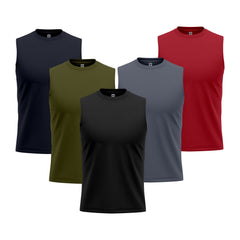 Toro Activa Running Tank Top Set of 5 Bodybuilding Vests