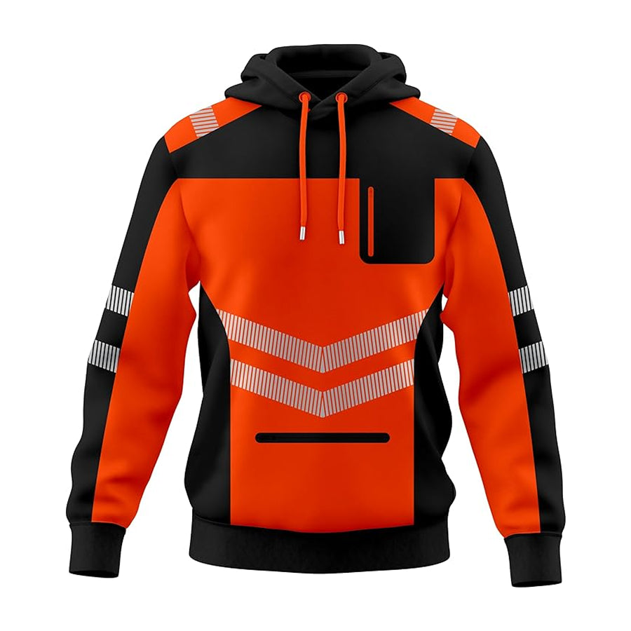 Toro Activa Safety pullover Workwear Orange Hoodie - HV808 2XL TORO ACTIVA