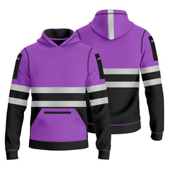 Toro Activa Hi-Vis Fleece Pullover Hoodie 1006 Kids Purple/Black TORO ACTIVA