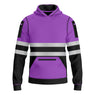 Toro Activa Hi-Vis Fleece Pullover Hoodie 1006 Kids Purple Black TORO ACTIVA