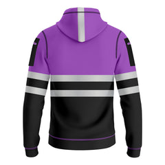 Toro Activa Hi-Vis Fleece Pullover Hoodie 1006 Kids Purple/Black TORO ACTIVA