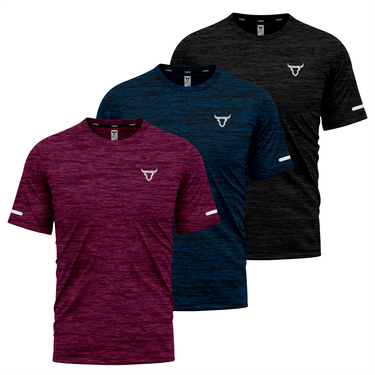 Toro Activa Kids Short Sleeve Set of three Dry-fit Shirts