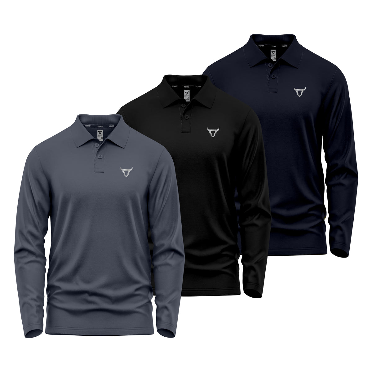 Toro Activa Pack of 3 mens Polo TShirts Regular Fit
