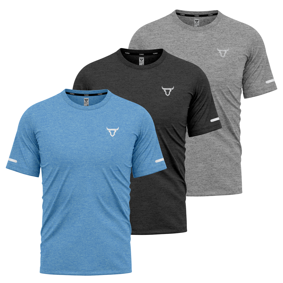 Toro Activa Kids Short Sleeve Set of three Dry-fit Shirts