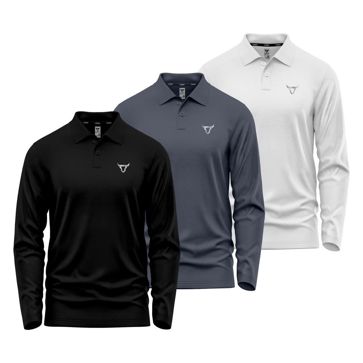 Toro Activa Pack of 3 mens Polo TShirts Regular Fit