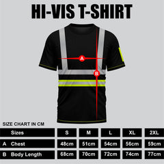 Toro Activa Hi-Vis Workwear TShirt T104 TORO ACTIVA