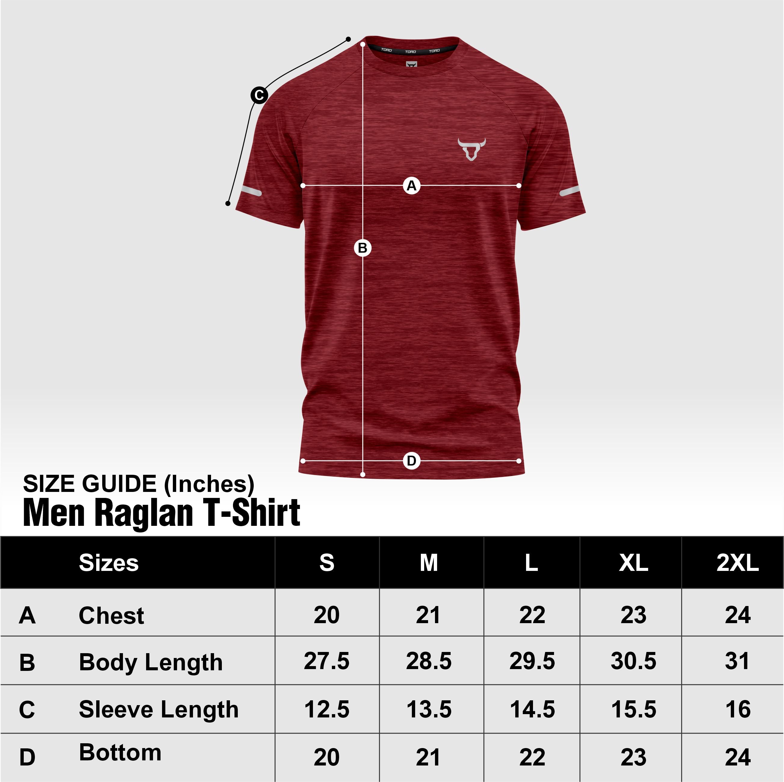 Toro Activa Men Short Sleeve T-Shirts Workout Melange Red
