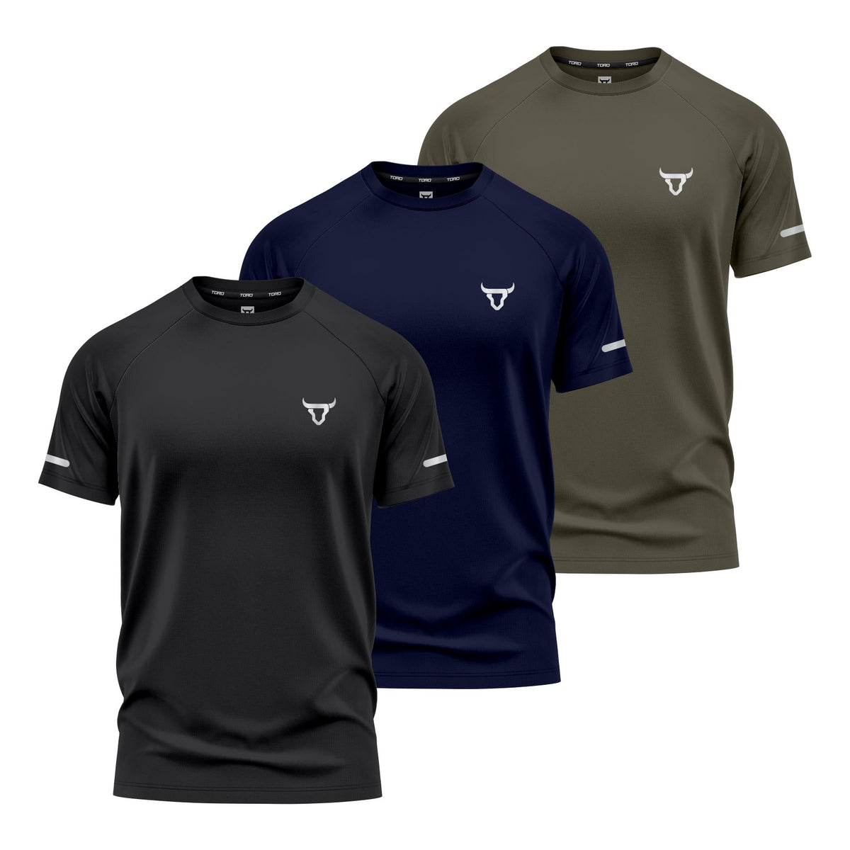 Toro Activa Men Short Sleeve T-Shirts Set of 3